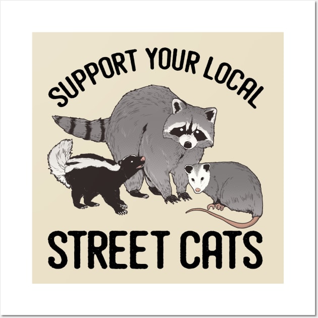 Support Street Cats Wall Art by taillesscat